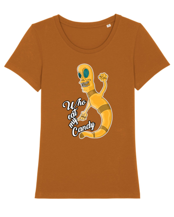 Worm asking who eat his candy Roasted Orange