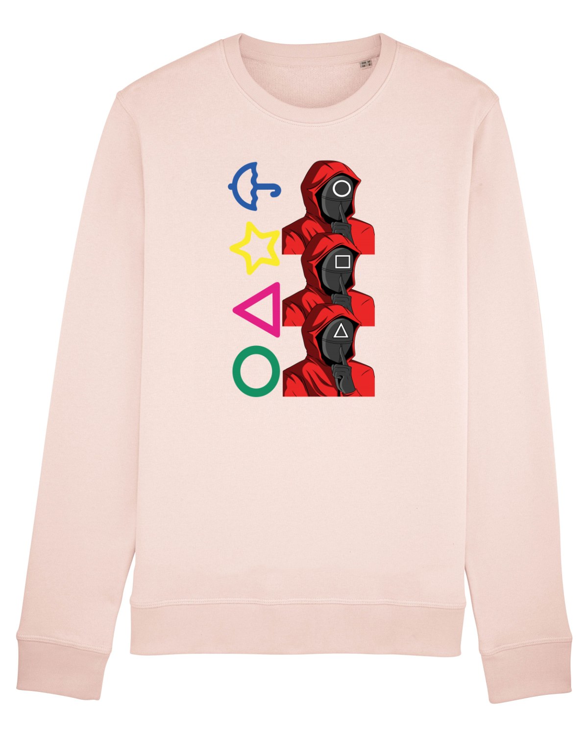 Bluză mânecă lungă Unisex Rise Candy Pink