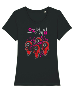 Guardians Funeral Squid Game Tricou mânecă scurtă guler larg fitted Damă Expresser