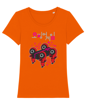 Guardians Funeral Squid Game Bright Orange