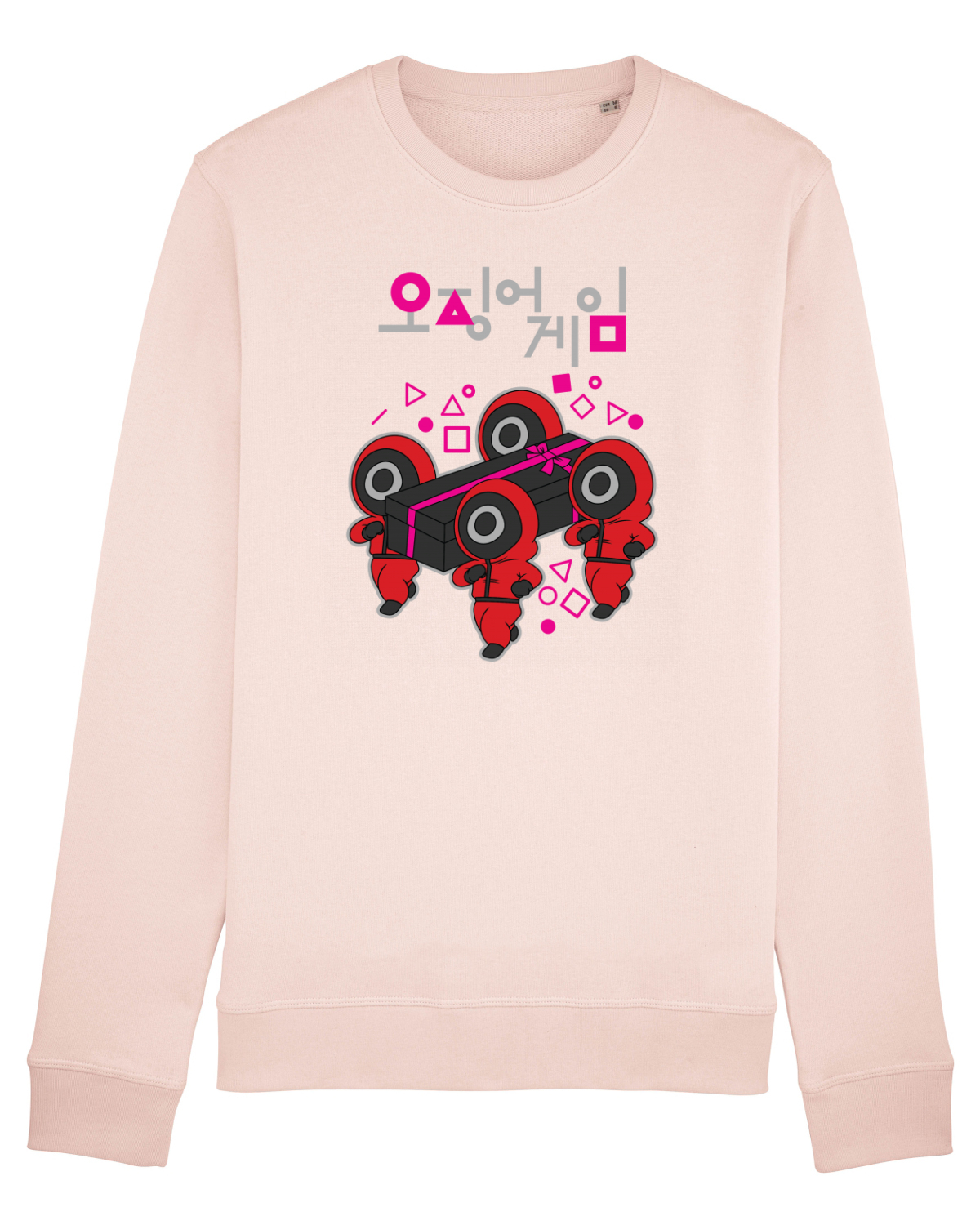Bluză mânecă lungă Unisex Rise Candy Pink