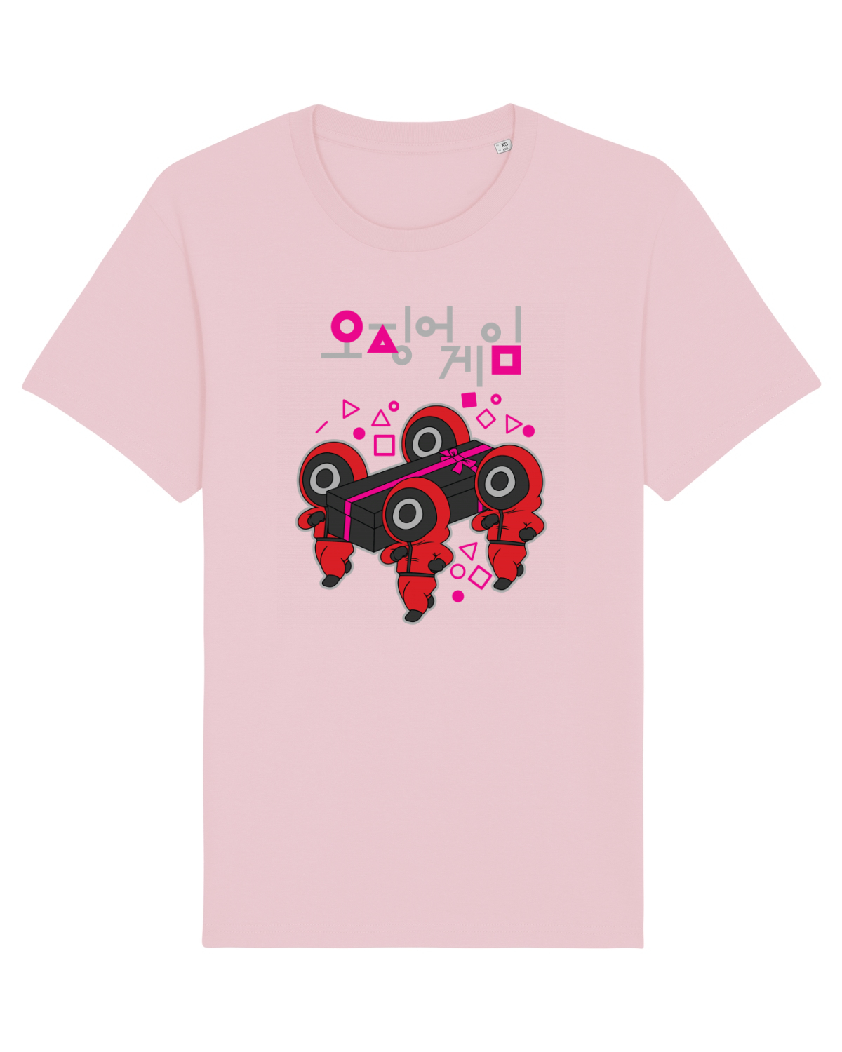 Tricou mânecă scurtă Unisex Rocker Cotton Pink