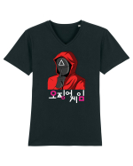 Guardian Triangle Shhhh Tricou mânecă scurtă guler V Bărbat Presenter