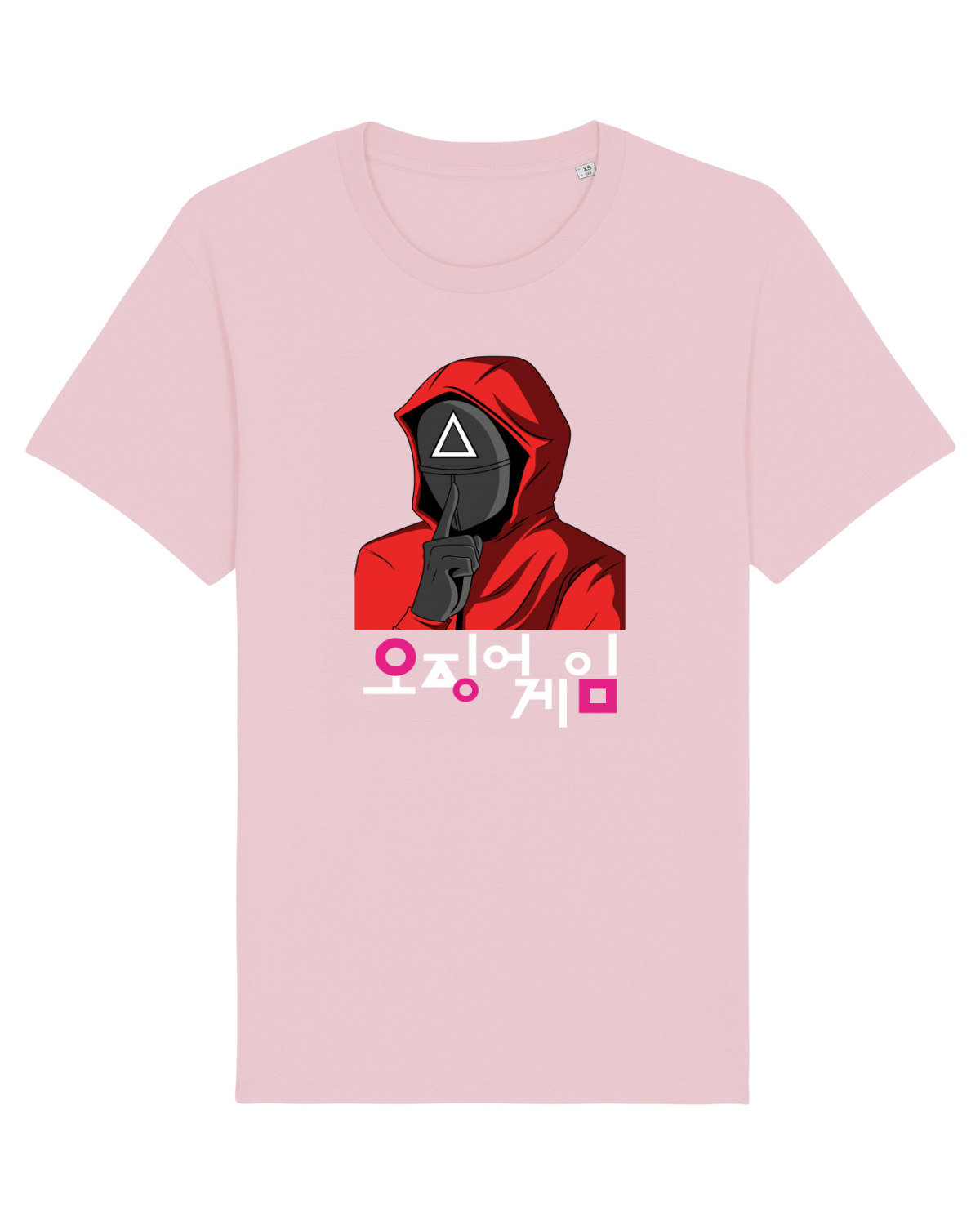 Tricou mânecă scurtă Unisex Rocker Cotton Pink