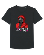 Guardian Triangle Shhhh Tricou mânecă scurtă guler larg Bărbat Skater