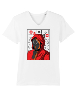 Guardian Squid Game Shhh Tricou mânecă scurtă guler V Bărbat Presenter
