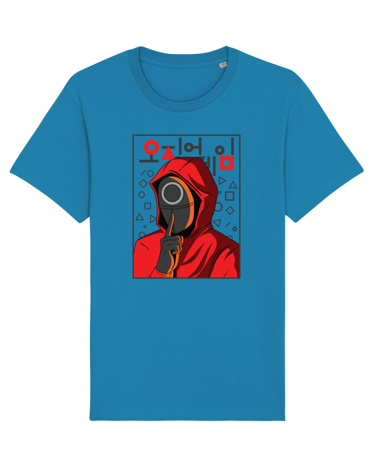 Tricou mânecă scurtă Unisex Rocker Azur