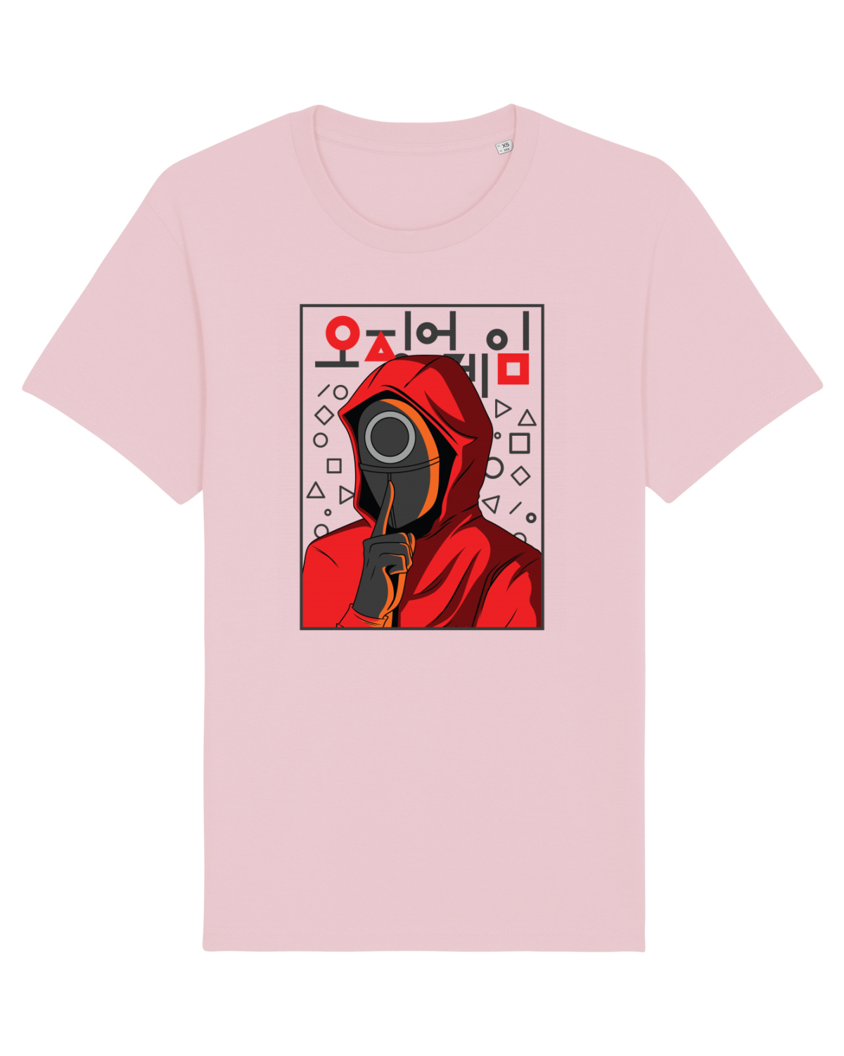 Tricou mânecă scurtă Unisex Rocker Cotton Pink