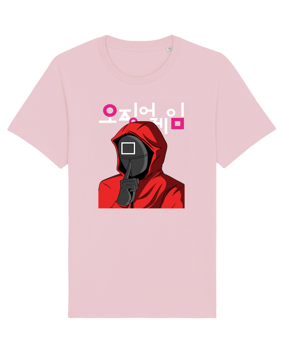 Tricou mânecă scurtă Unisex Rocker Cotton Pink
