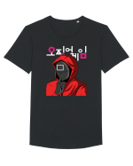 Guardian Square Shhhh Tricou mânecă scurtă guler larg Bărbat Skater