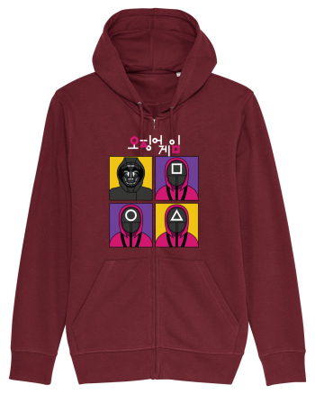 Front Man Squid Game Guardians Burgundy