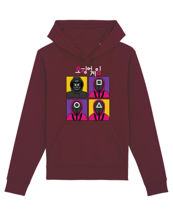 Front Man Squid Game Guardians Burgundy