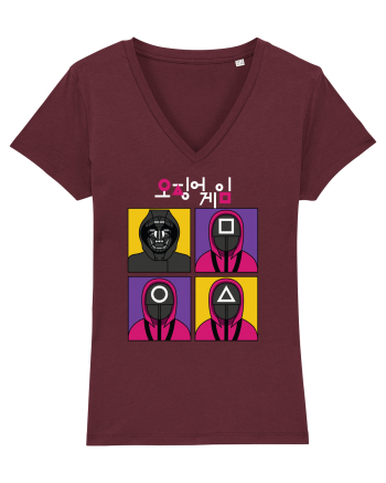 Front Man Squid Game Guardians Burgundy