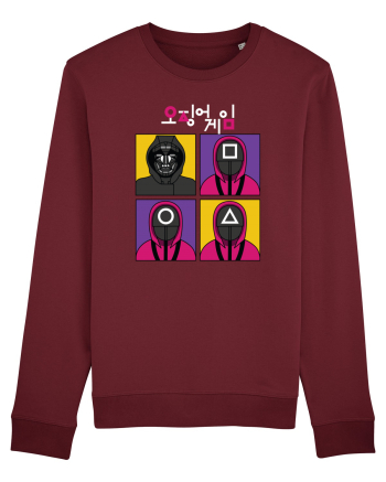 Front Man Squid Game Guardians Burgundy