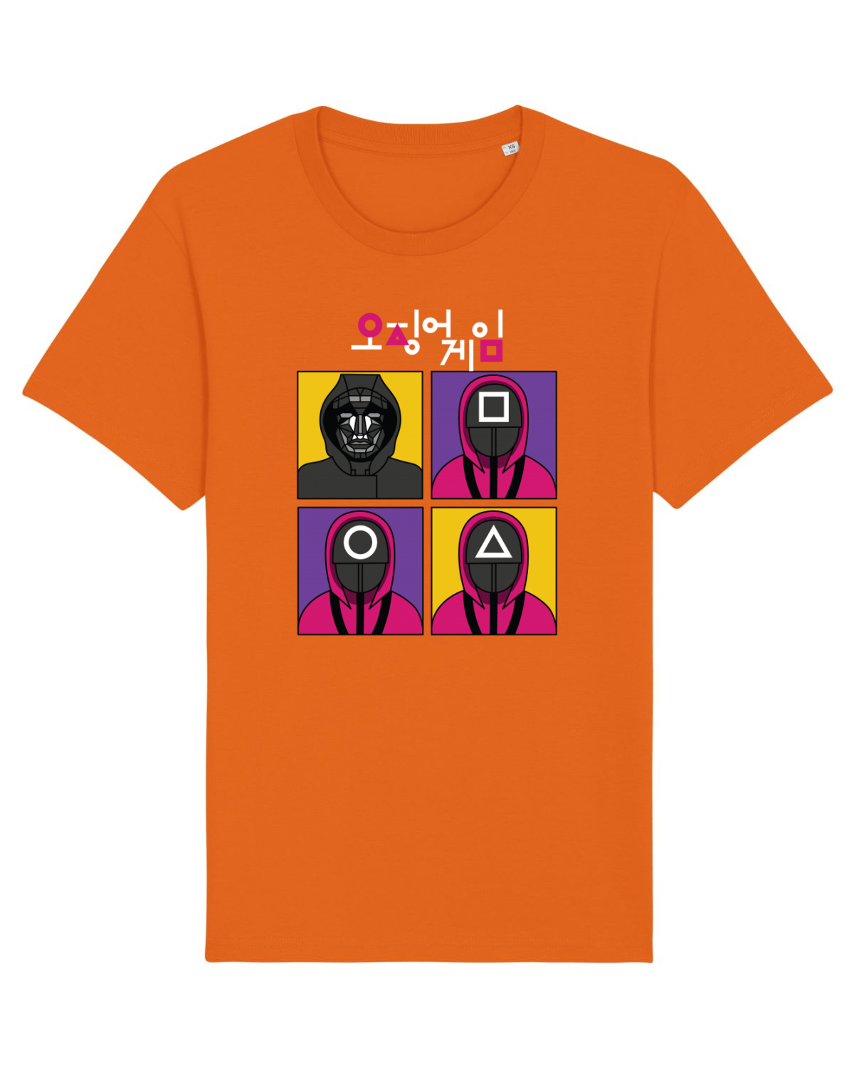 Tricou mânecă scurtă Unisex Rocker Bright Orange