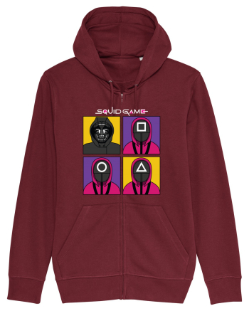 Front Man Squid Game Guardians Burgundy