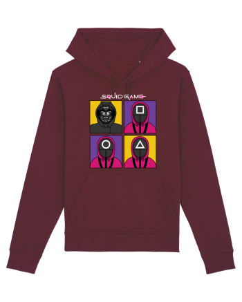 Front Man Squid Game Guardians Burgundy