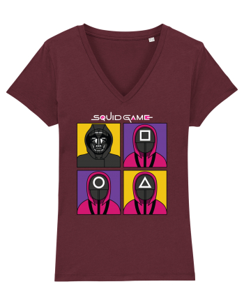 Front Man Squid Game Guardians Burgundy