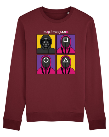 Front Man Squid Game Guardians Burgundy