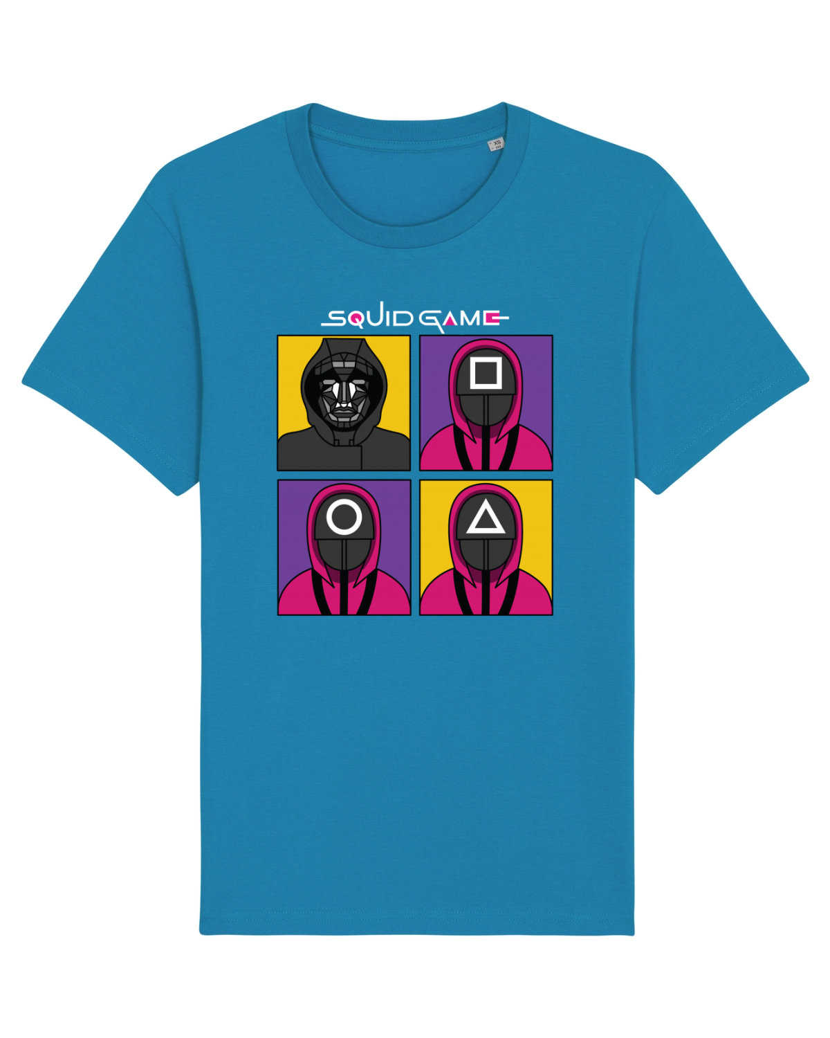 Tricou mânecă scurtă Unisex Rocker Azur