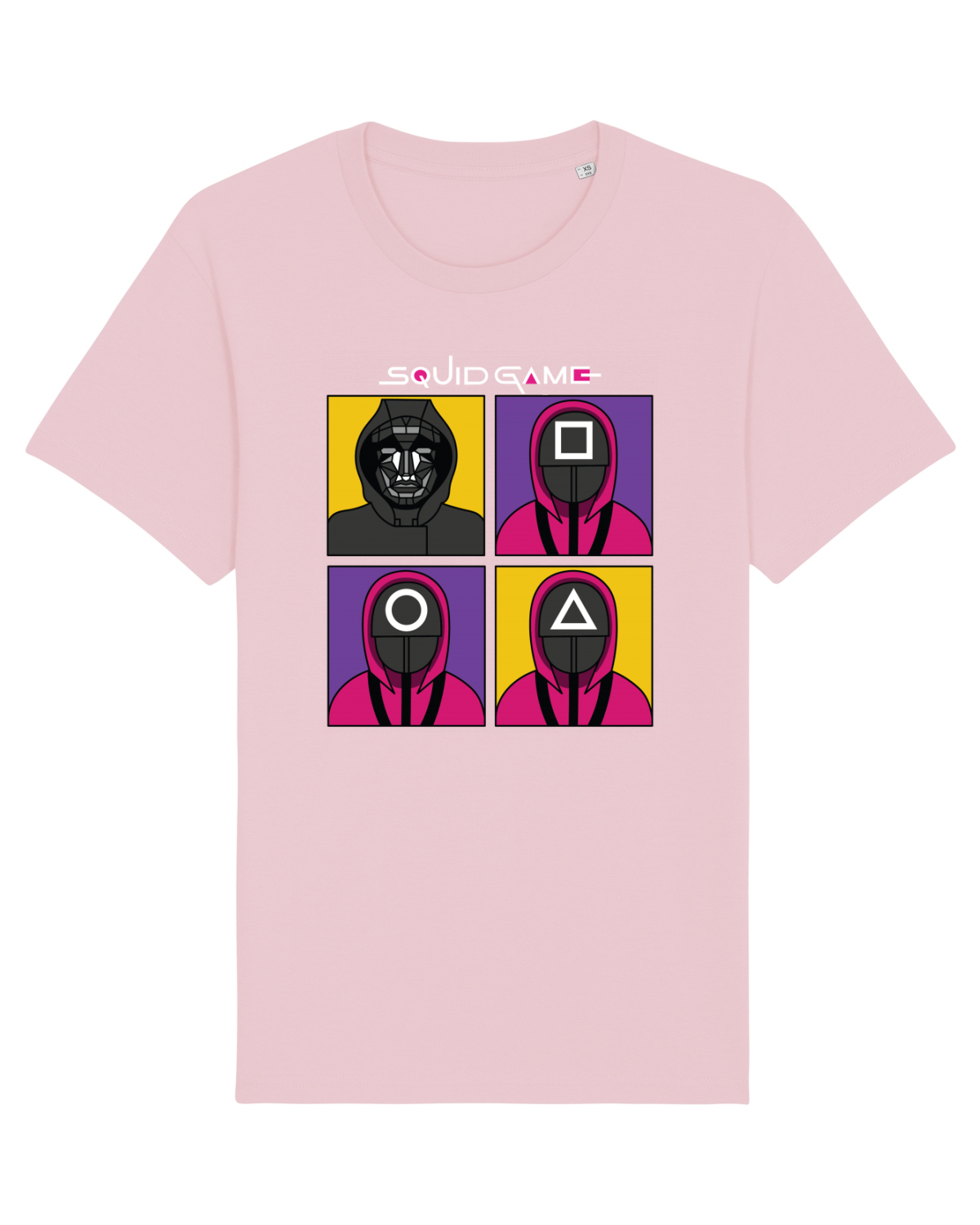 Tricou mânecă scurtă Unisex Rocker Cotton Pink