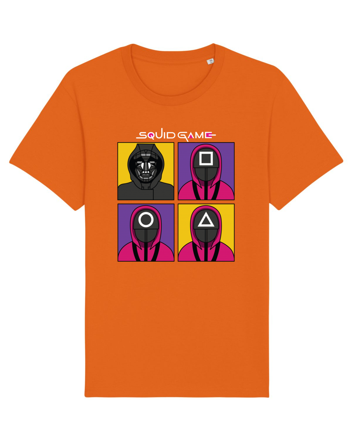Tricou mânecă scurtă Unisex Rocker Bright Orange