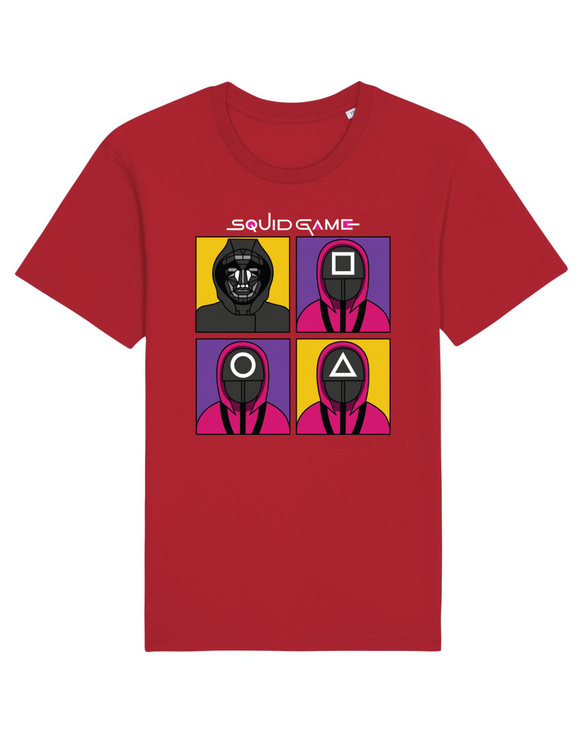 Tricou mânecă scurtă Unisex Rocker Red