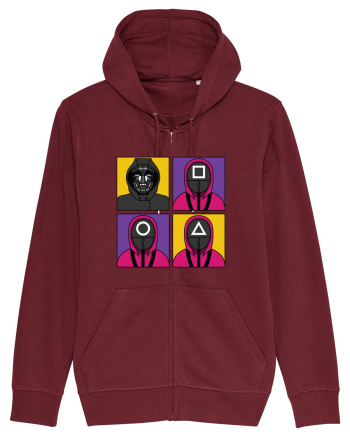 Front Man Squid Game Guardians Burgundy