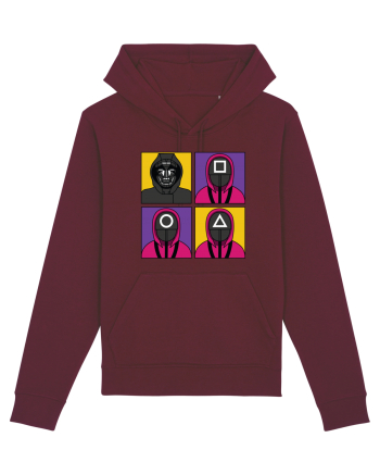 Front Man Squid Game Guardians Burgundy