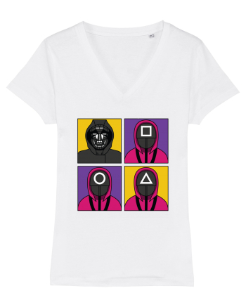 Front Man Squid Game Guardians White