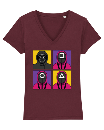 Front Man Squid Game Guardians Burgundy