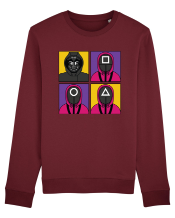 Front Man Squid Game Guardians Burgundy