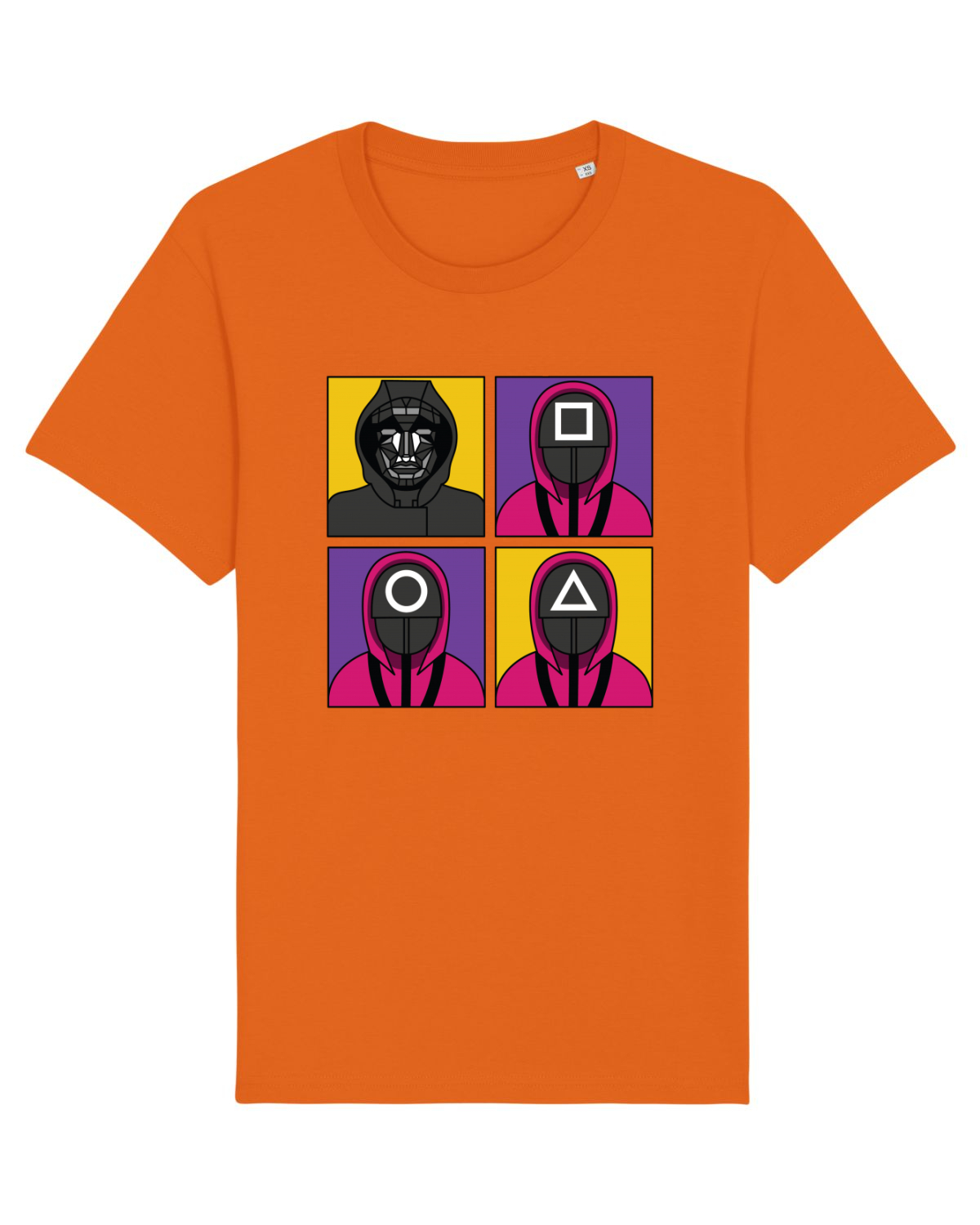 Tricou mânecă scurtă Unisex Rocker Bright Orange