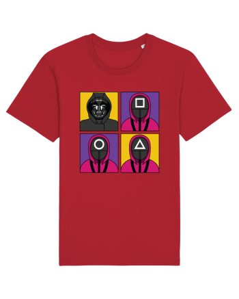 Front Man Squid Game Guardians Red