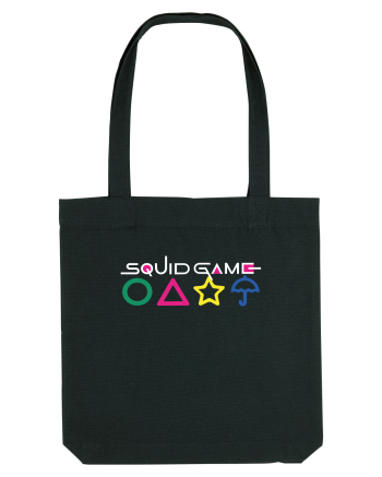 Circle Triangle Star and Umbrella Squid Game Black