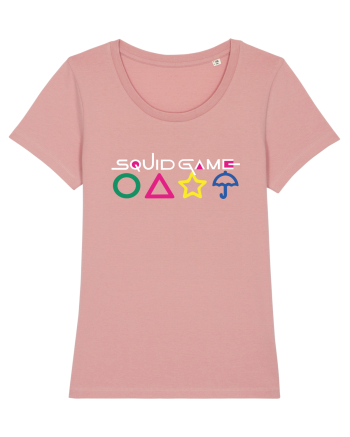 Circle Triangle Star and Umbrella Squid Game Canyon Pink