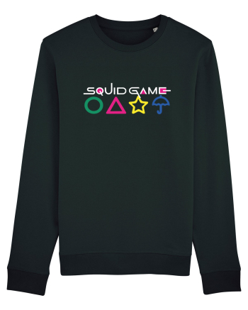 Circle Triangle Star and Umbrella Squid Game Black