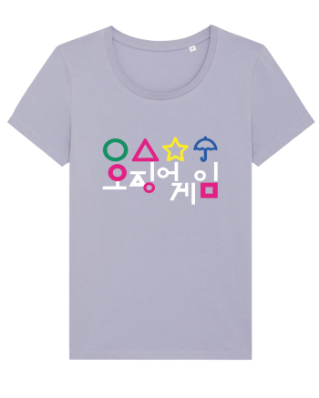 Circle Triangle Star and Umbrella Squid Game Corean Lavender