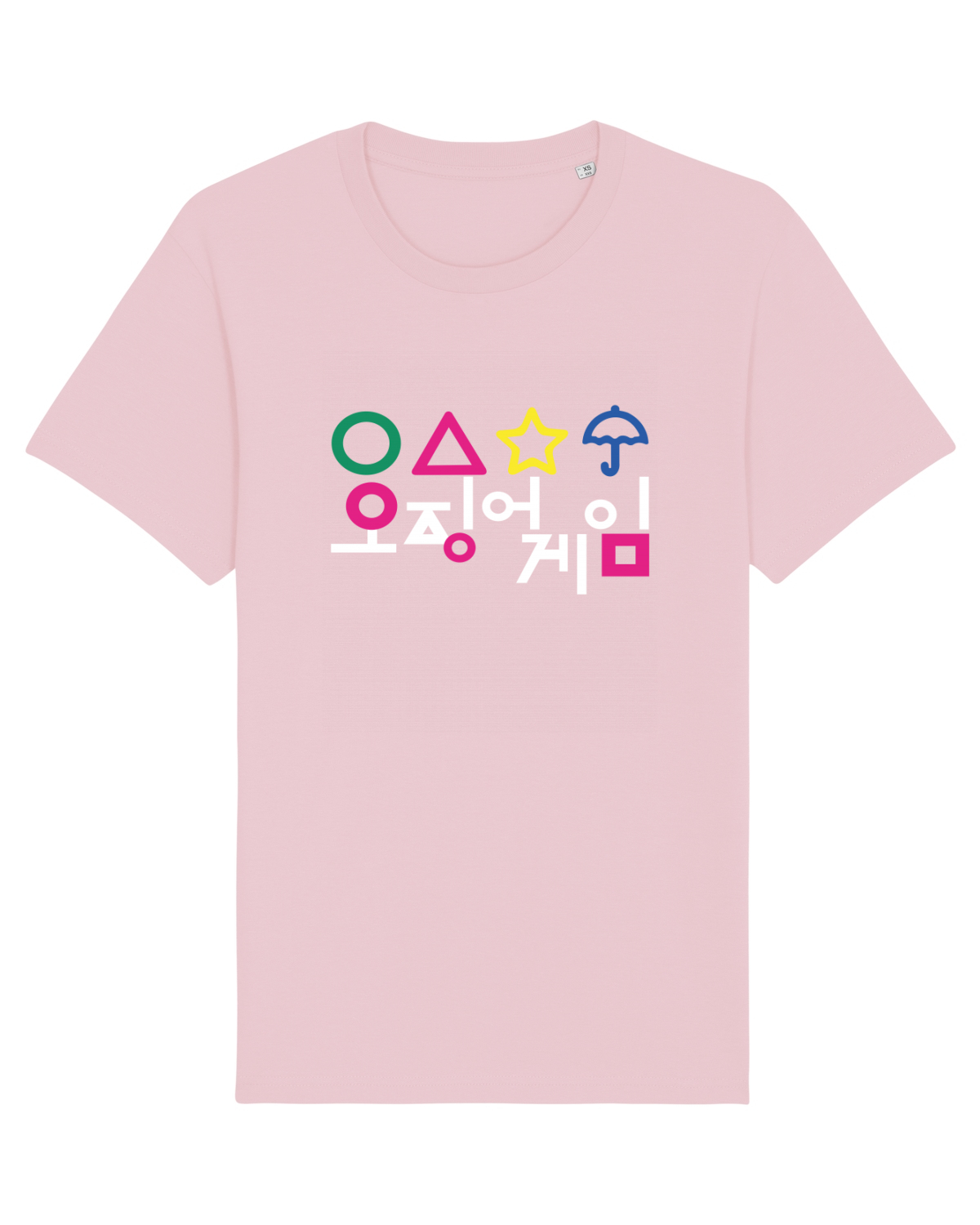 Tricou mânecă scurtă Unisex Rocker Cotton Pink