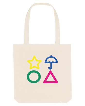 Circle Triangle Star and Umbrella Squid Game Natural