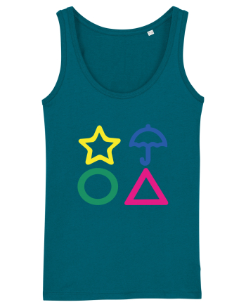 Circle Triangle Star and Umbrella Squid Game Ocean Depth