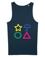 Circle Triangle Star and Umbrella Squid Game Maiou Bărbat Runs