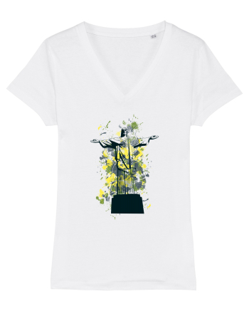 Jesus Abstract White