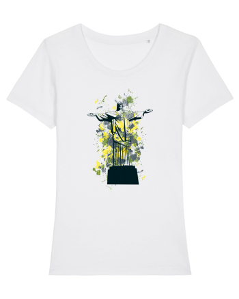 Jesus Abstract White