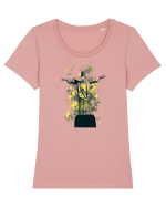 Jesus Abstract Tricou mânecă scurtă guler larg fitted Damă Expresser