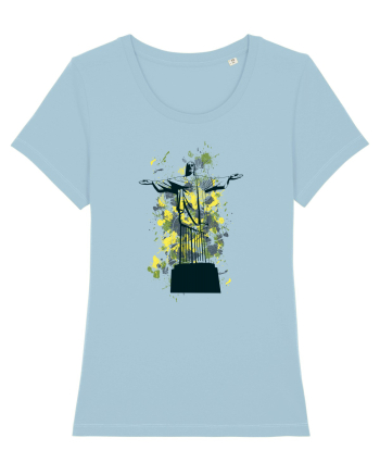 Jesus Abstract Sky Blue