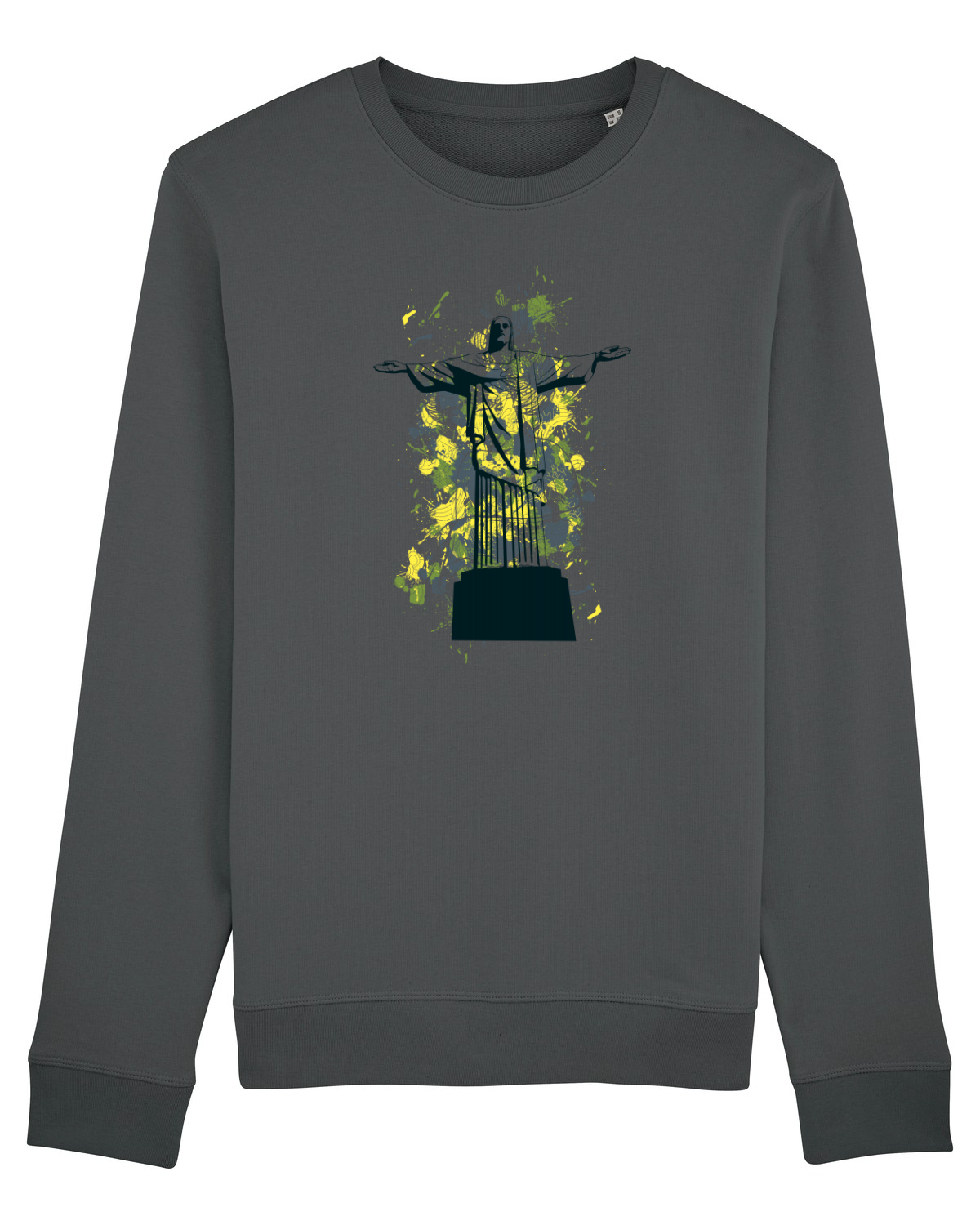 Bluză mânecă lungă Unisex Rise Anthracite