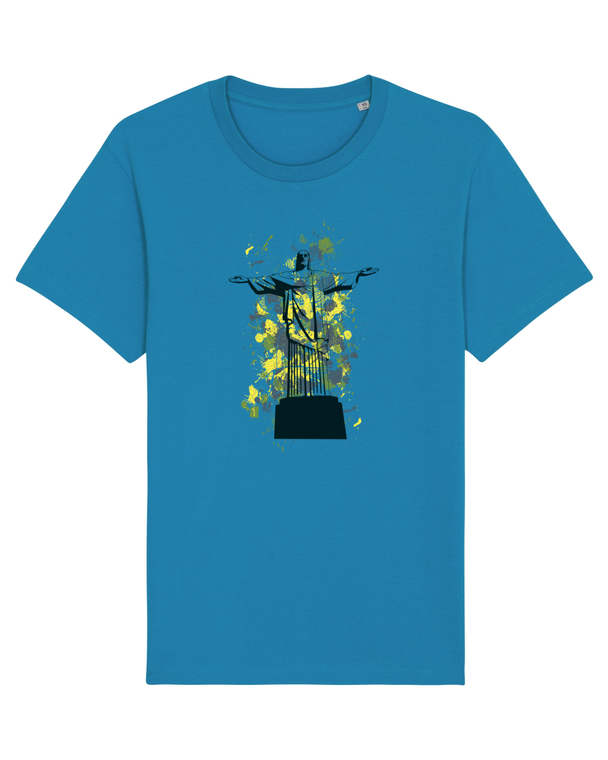 Tricou mânecă scurtă Unisex Rocker Azur