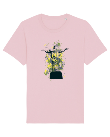 Jesus Abstract Cotton Pink