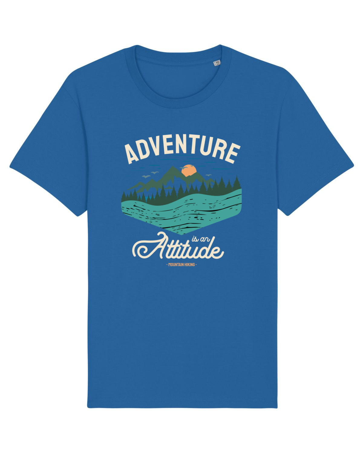 Tricou mânecă scurtă Unisex Rocker Royal Blue